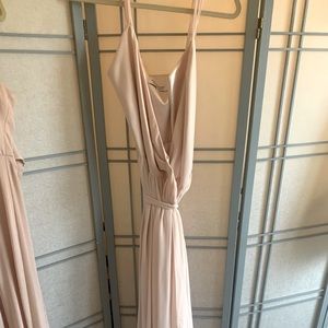 Light pink bridesmaid dress from BHLDN